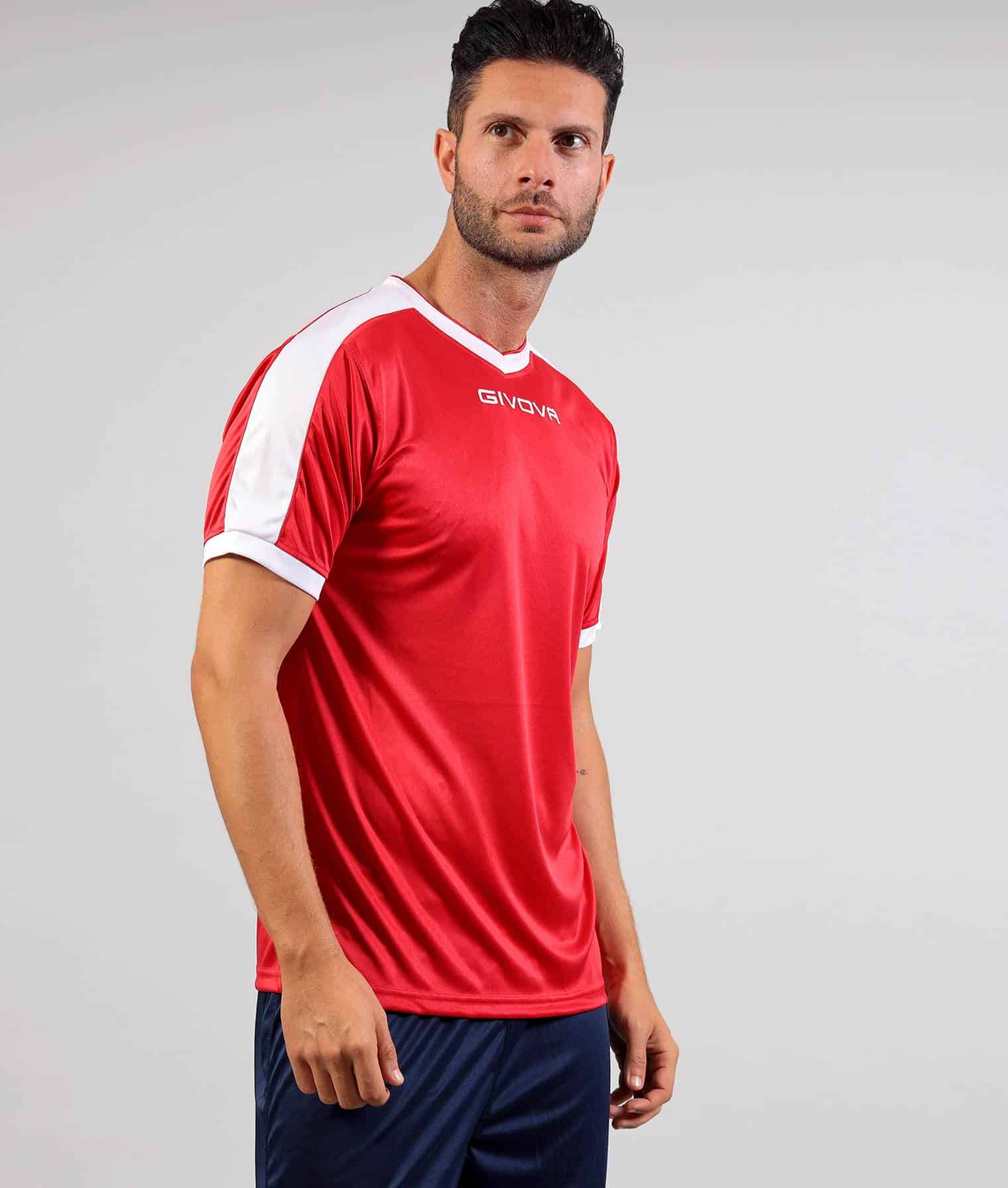 Givova – Dres Kit Revolution - Crveno Beli - Slika 2